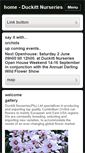 Mobile Screenshot of duckittnurseries.com