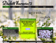Tablet Screenshot of duckittnurseries.com